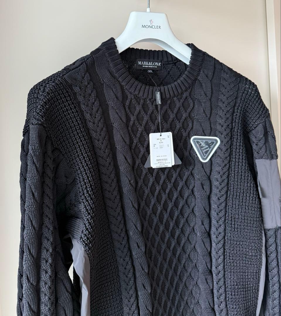 新品 ★ MARK&LONA ニット セーター マーク&ロナ 正規品 ブルゾン