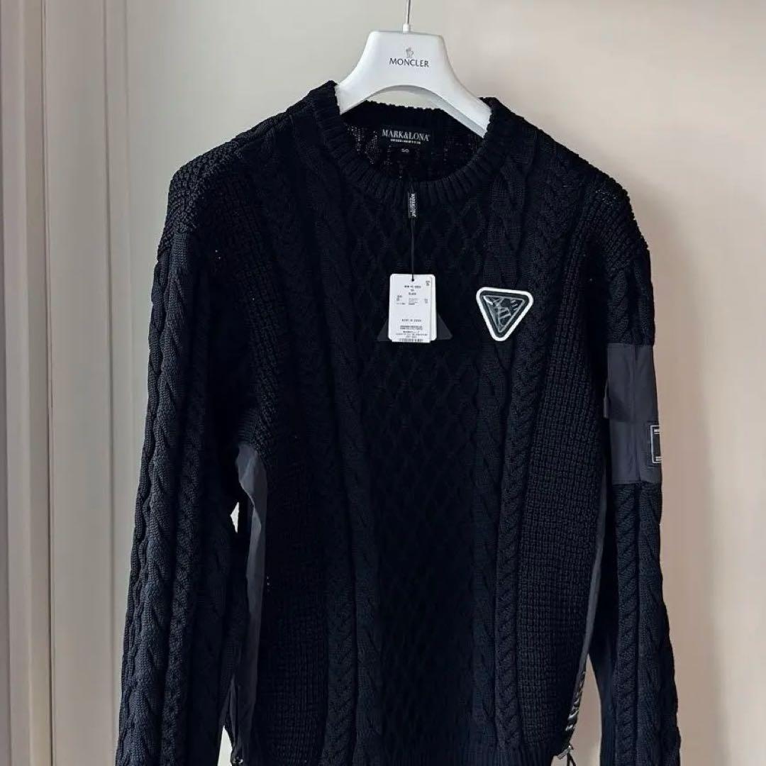 新品 ★ MARK&LONA ニット セーター マーク&ロナ 正規品 ブルゾン