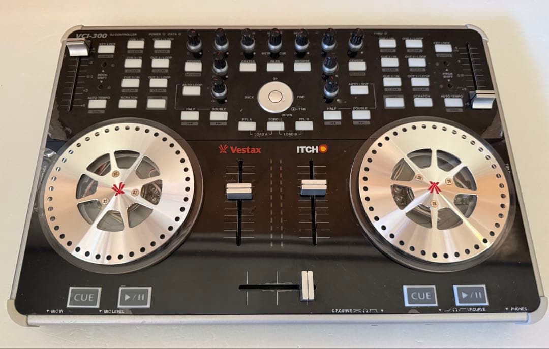 オマケ! アルミ手裏剣ジョグ!Vestax VCI-300 DJコントローラー