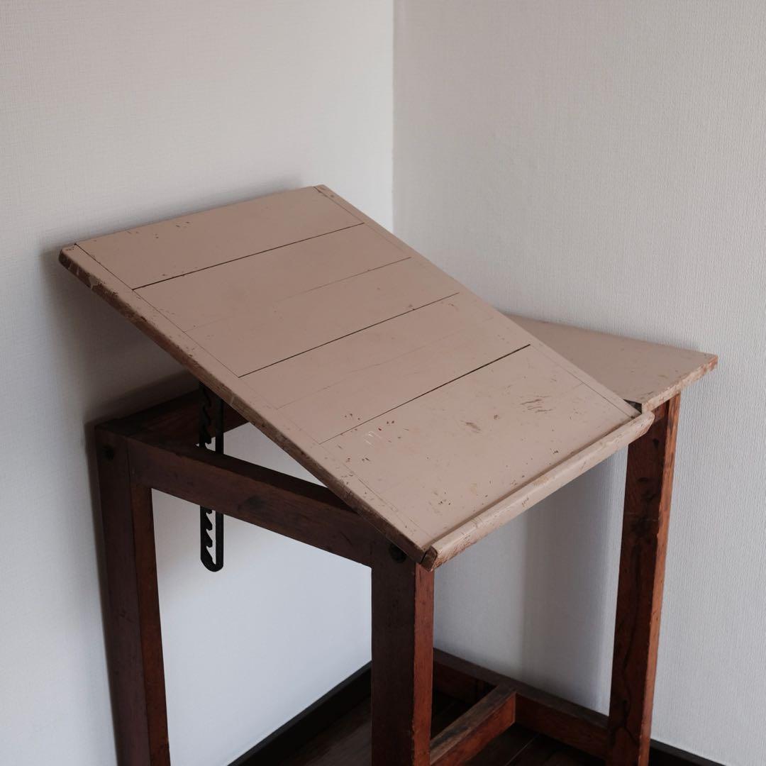 アメリカ製ヴィンテージ木製製図台 1960年代 店舗ディスプレイに最適
