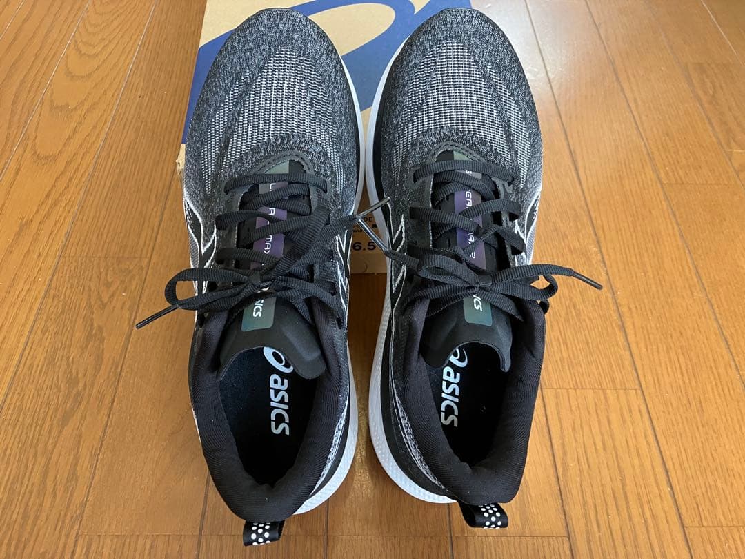 アシックス グライドライドマックス2 26.5cm ワイド BK/WH