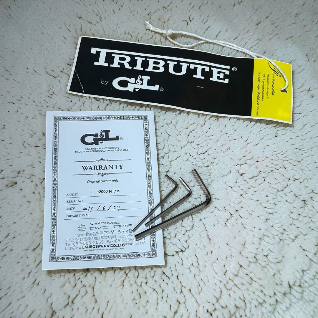 【本体美品】G&L TRIBUTE L-2000 アクティブ