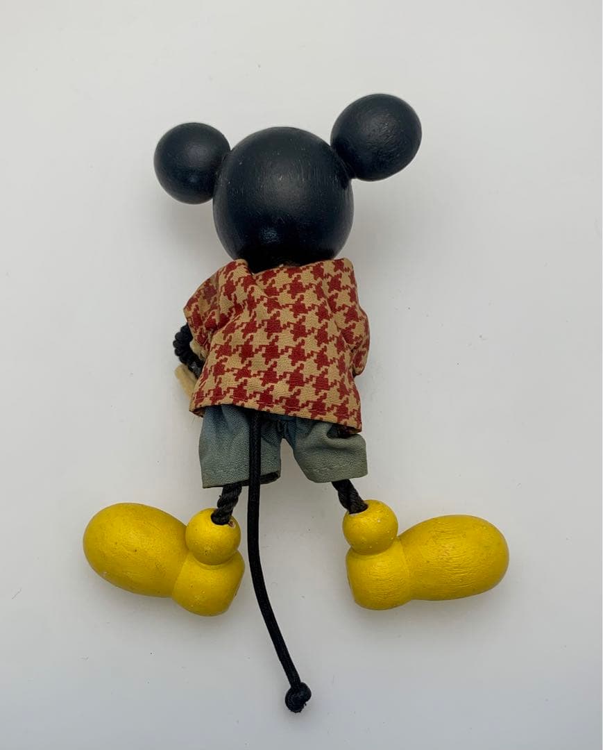 ミッキー 木製 温度計 レトロ ヴィンテージ ディズニー オールド Disney