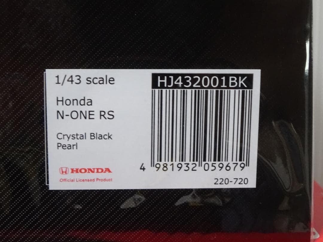 ホンダ N-ONE RS 1/43 スケール ミニカー