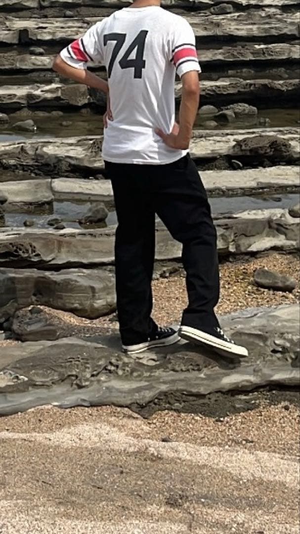 60s後期~70s前期Champion フットボールTシャツ(染み込みプリント)