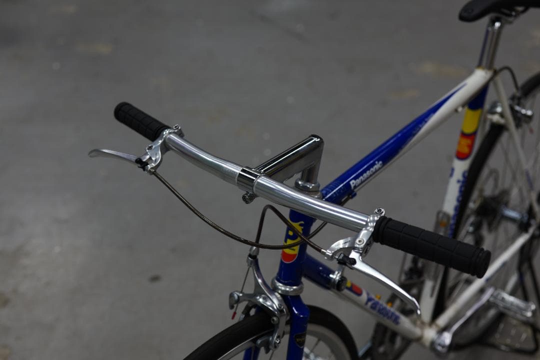 Panasonic クロモリ　フラットバーロードバイク　540mm