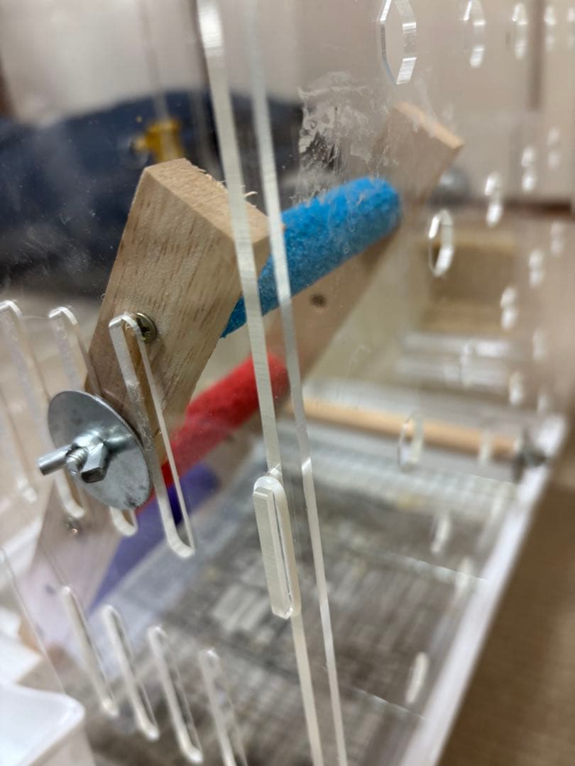 ◼︎リコ◼︎ 透明アクリル鳥かご