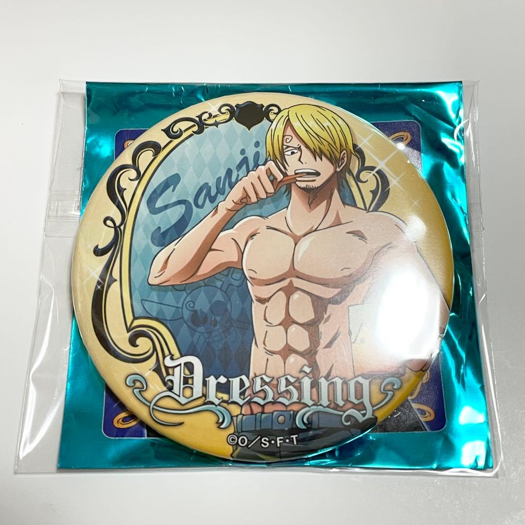 【美品】ONE PIECE サンジ Dressing缶バッジ 缶バッチ 輩