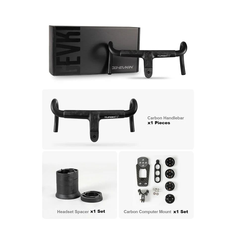 og evkin ステム一体型カーボンハンドル 360mm