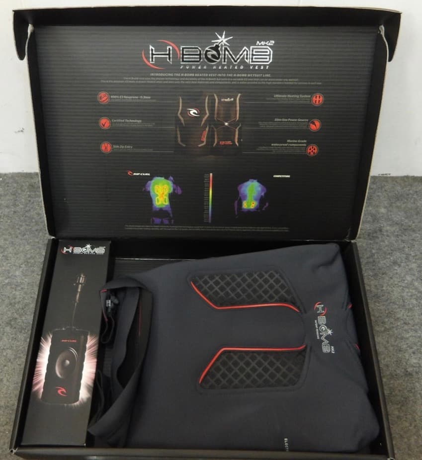 H-BOMB POWER HEATED VEST RIP CURL 管238