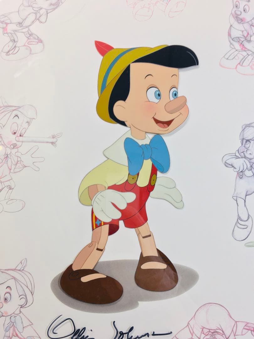ディズニー　ピノキオ　セル画