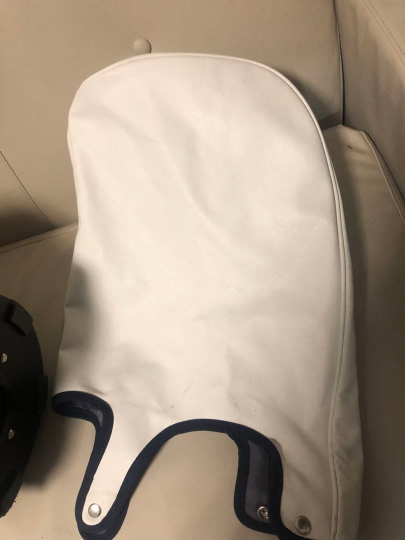 【送料込み】廃盤希少品　ecco キャディバッグ ホワイト/ネイビー/レッド