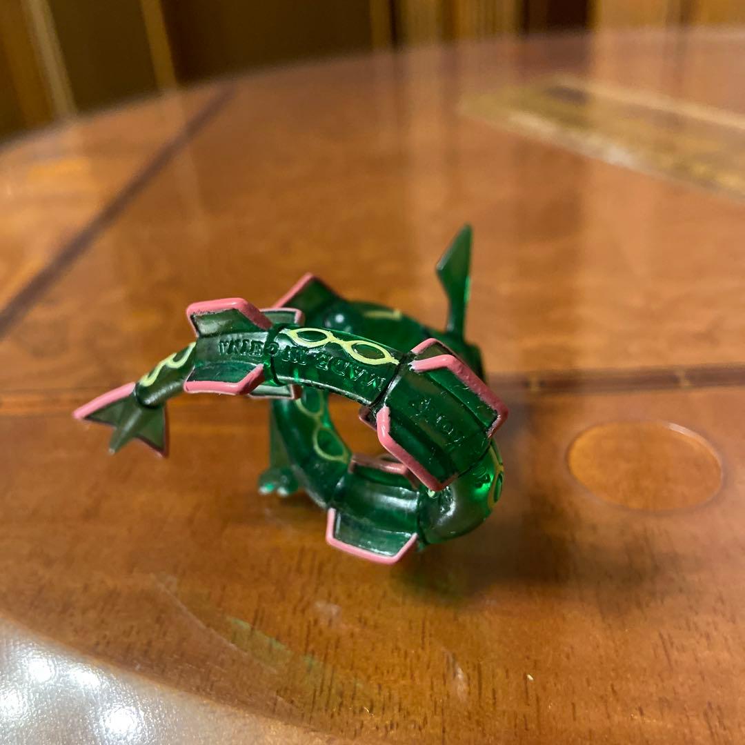 ポケモン　モンコレ　レックウザ　クリア　2004年　TOMY製　レア