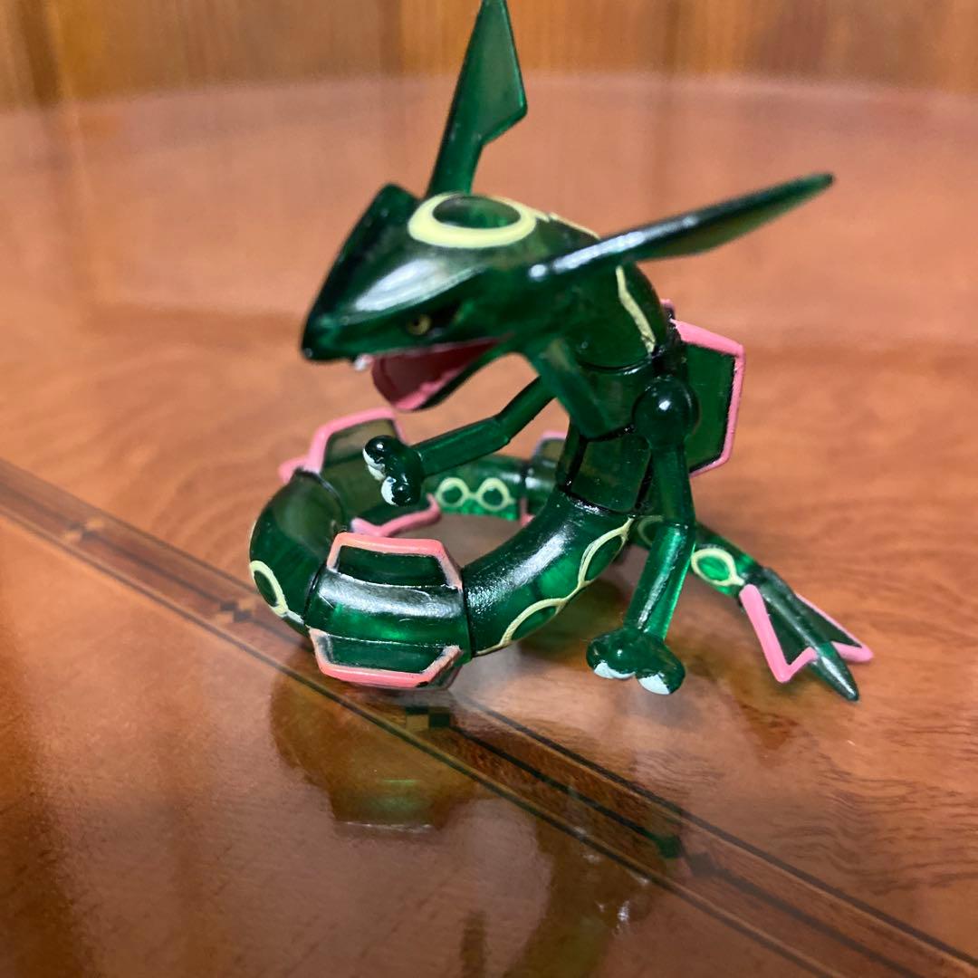 ポケモン　モンコレ　レックウザ　クリア　2004年　TOMY製　レア