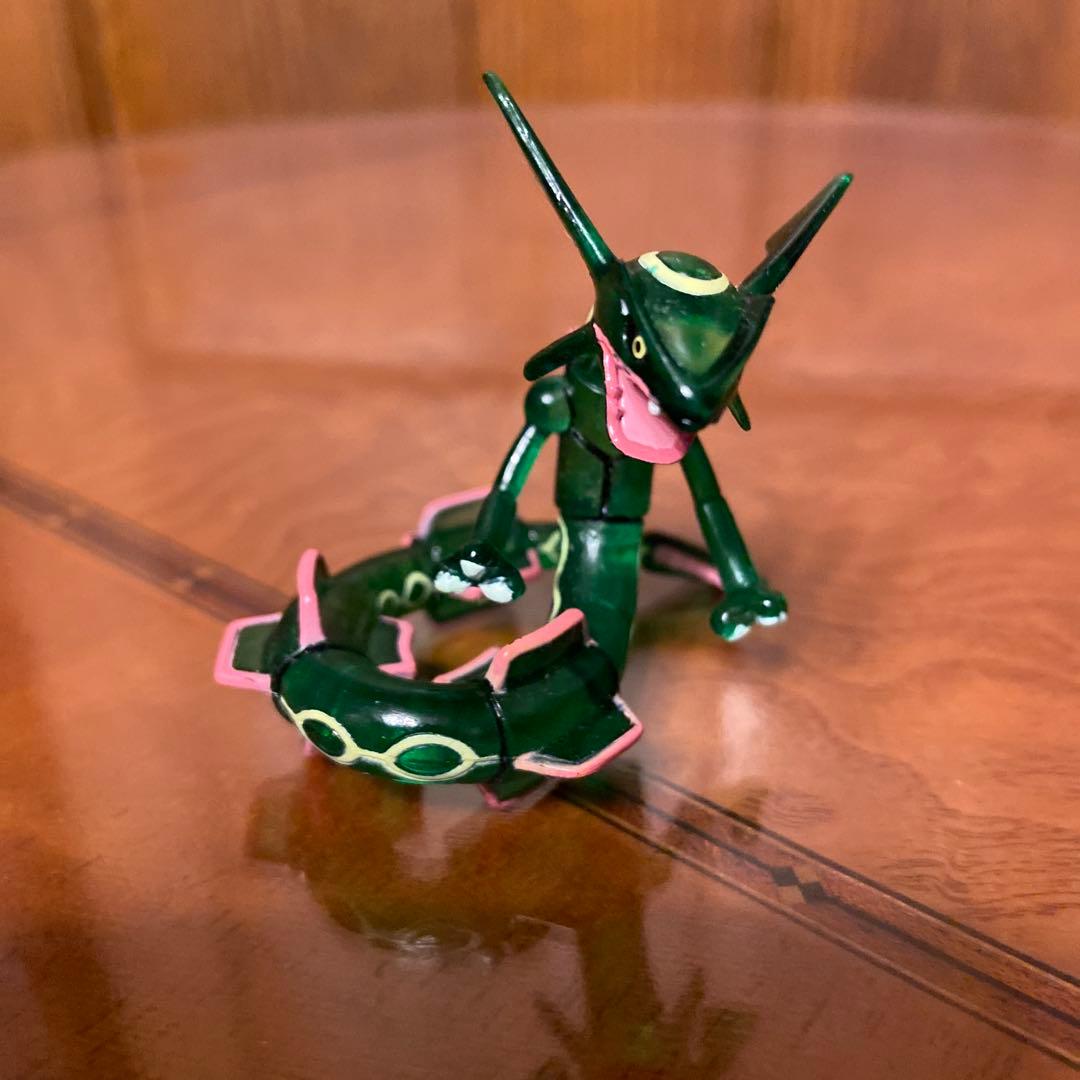 ポケモン　モンコレ　レックウザ　クリア　2004年　TOMY製　レア