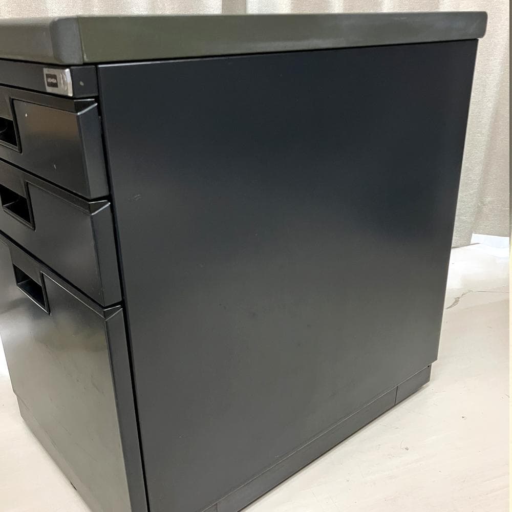 #2774-4　UCHIDA　スチールワゴン　サイドワゴン　　デスクワゴン