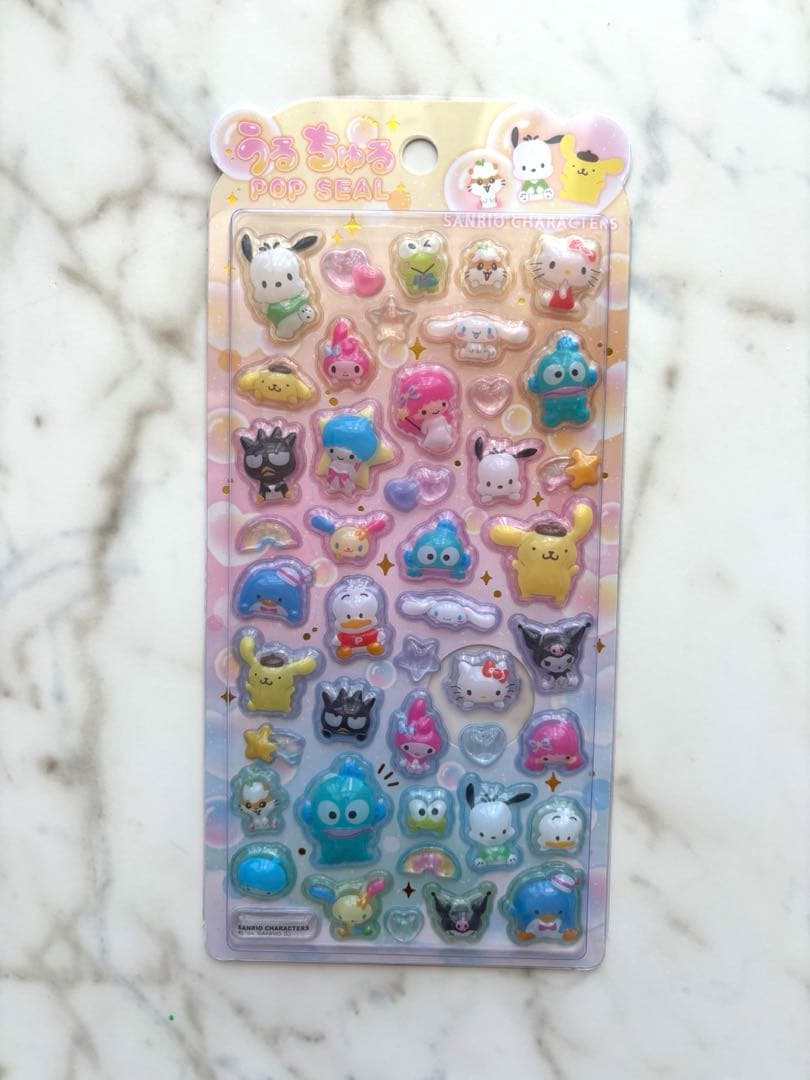 【希少】ボンボンドロップシール 水族館限定 しずくちゃん たまごっち サンリオ