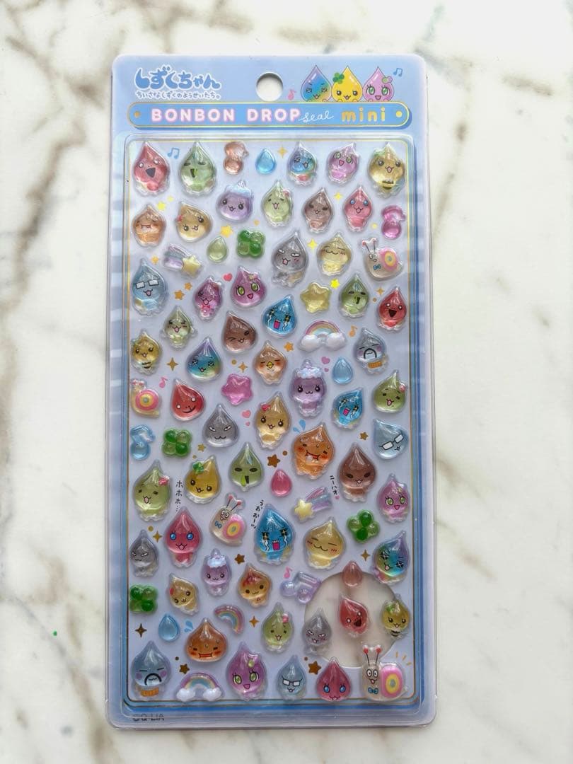 【希少】ボンボンドロップシール 水族館限定 しずくちゃん たまごっち サンリオ
