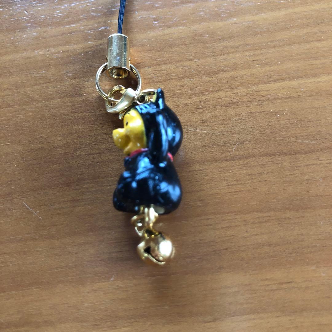 根付け　くまのプーさん（招き猫）【４個セット】