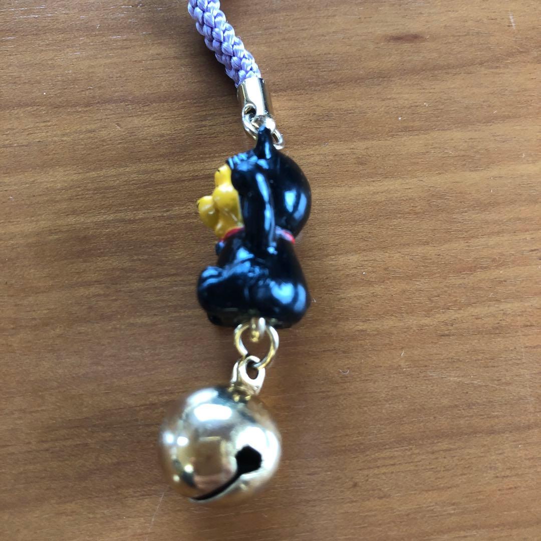 根付け　くまのプーさん（招き猫）【４個セット】