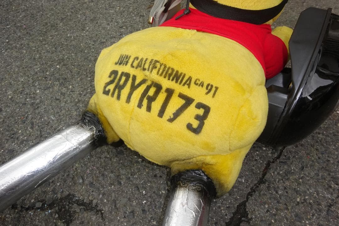 キッズカート くまのープー ハーレー 子供用バイク ディスプレイ品 面白い