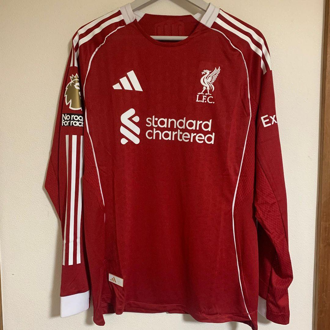 リヴァプールユニフォームホーム25/26ヴィルツ長袖