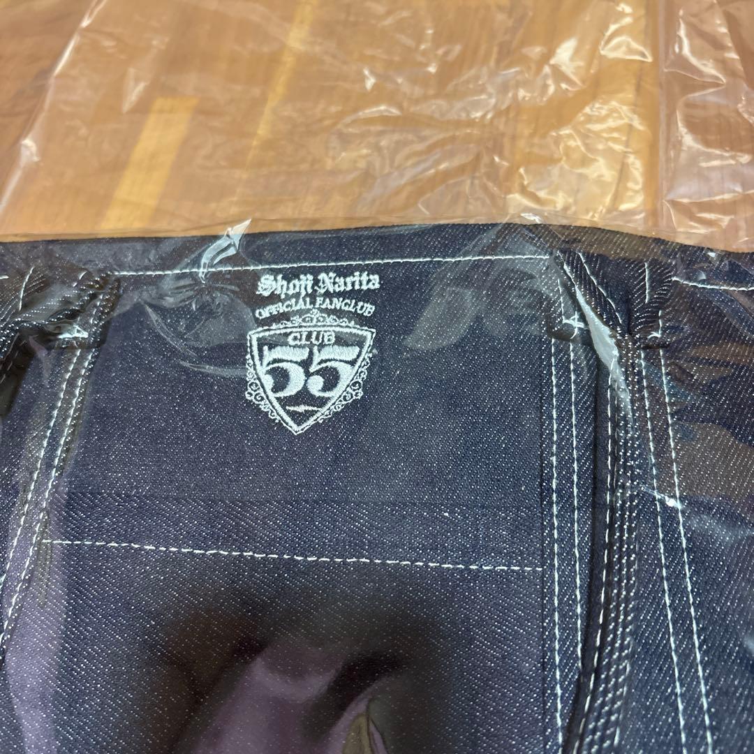 新品未開封　成田昭次ファンクラブ　CLUB55限定デニムトートバッグ　クラブ55