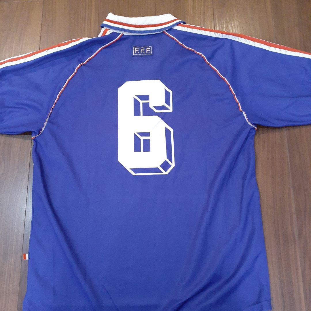 サ*ボ様 adidas サッカーウェア 青 6番 フランス代表