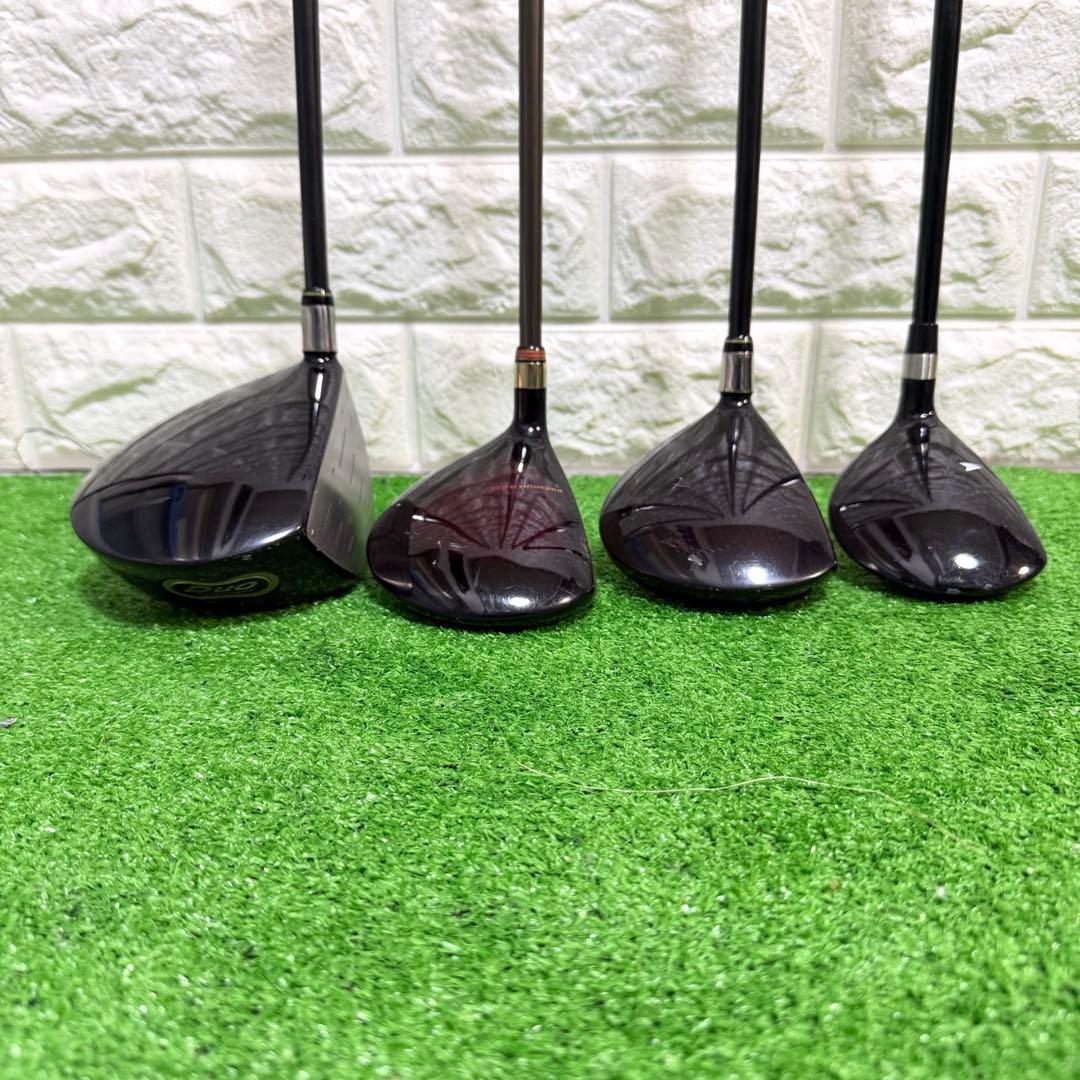 ゴルフセット　初心者応援　PRGR ラウンド仕様　打感良好　カーボン　すぐ使える