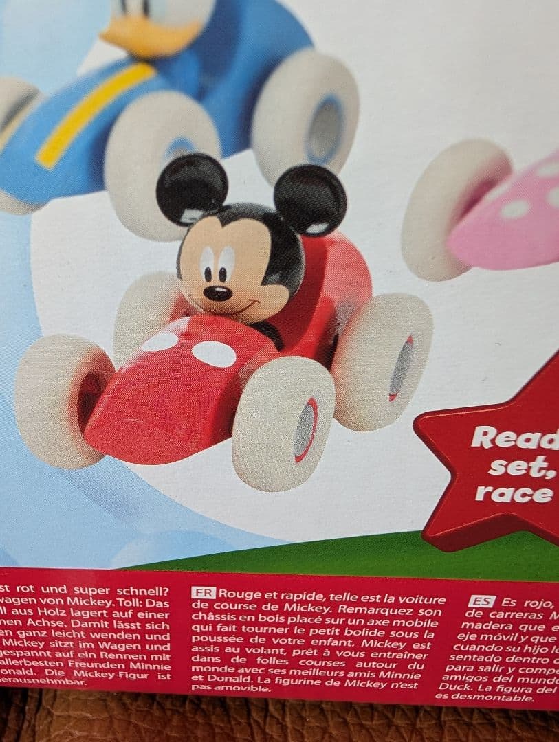 新品　ディズニー　ブリオ　レースカー　ミッキー　クラブハウス