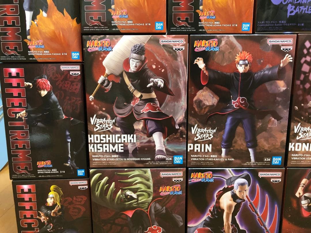 NARUTO VIBRATION STARS等フィギュアセット暁
