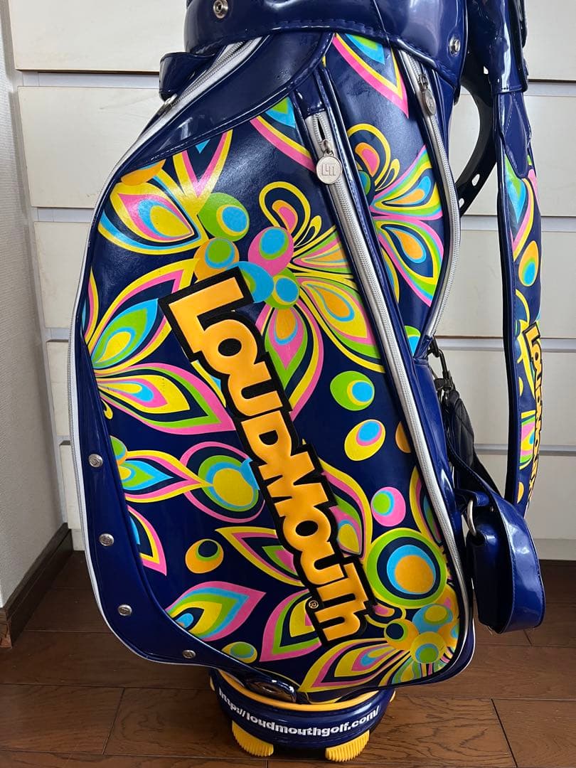 Loudmouth キャディバッグ ネイビー/カラフル