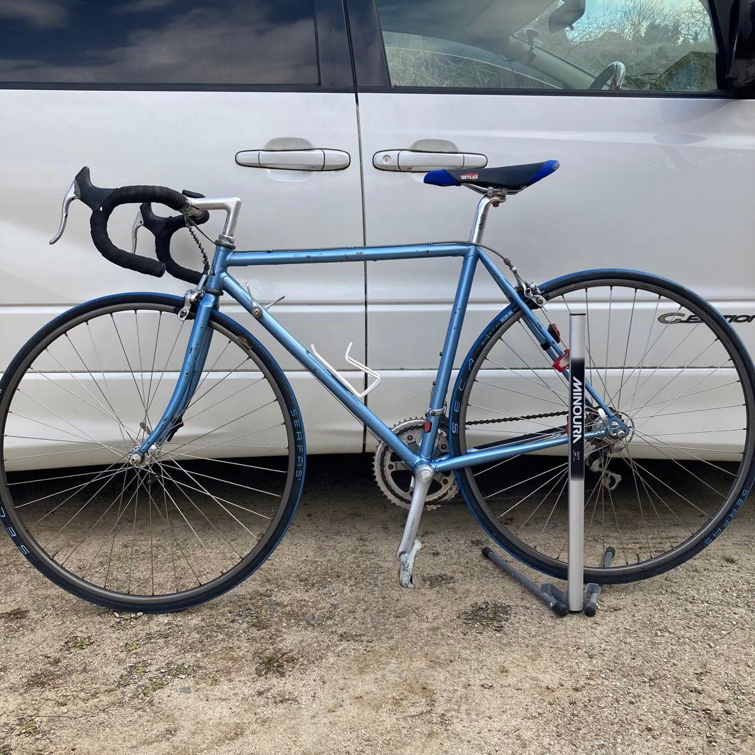 希少！バイシクルネコモトオリジナル　タンゲNO.2クロモリフレーム　東広島引取