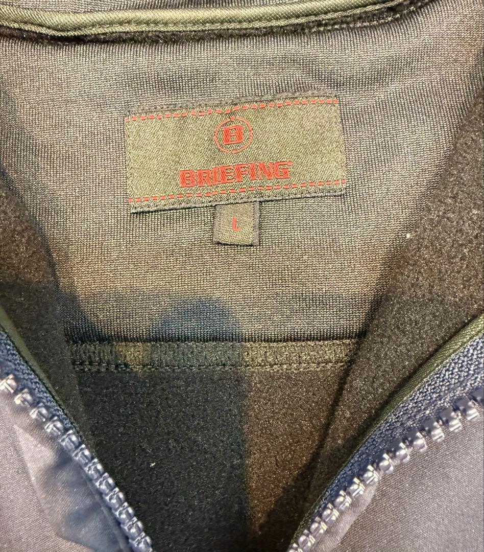 BRIEFING ポーラテックパーカー　ネイビー美品