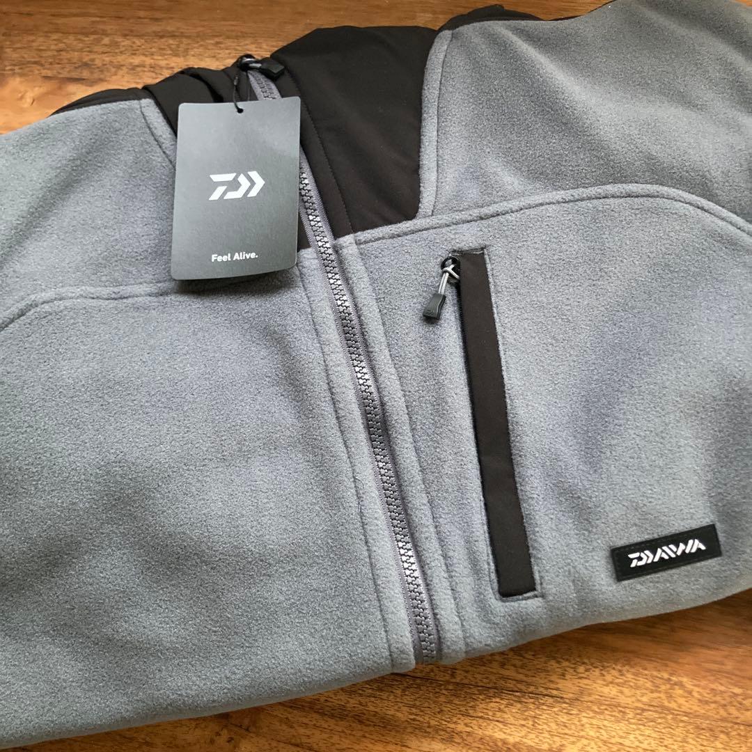 【新品未使用】ダイワ フリースDJ-5924 ポーラテック ガンメタル　Lサイズ