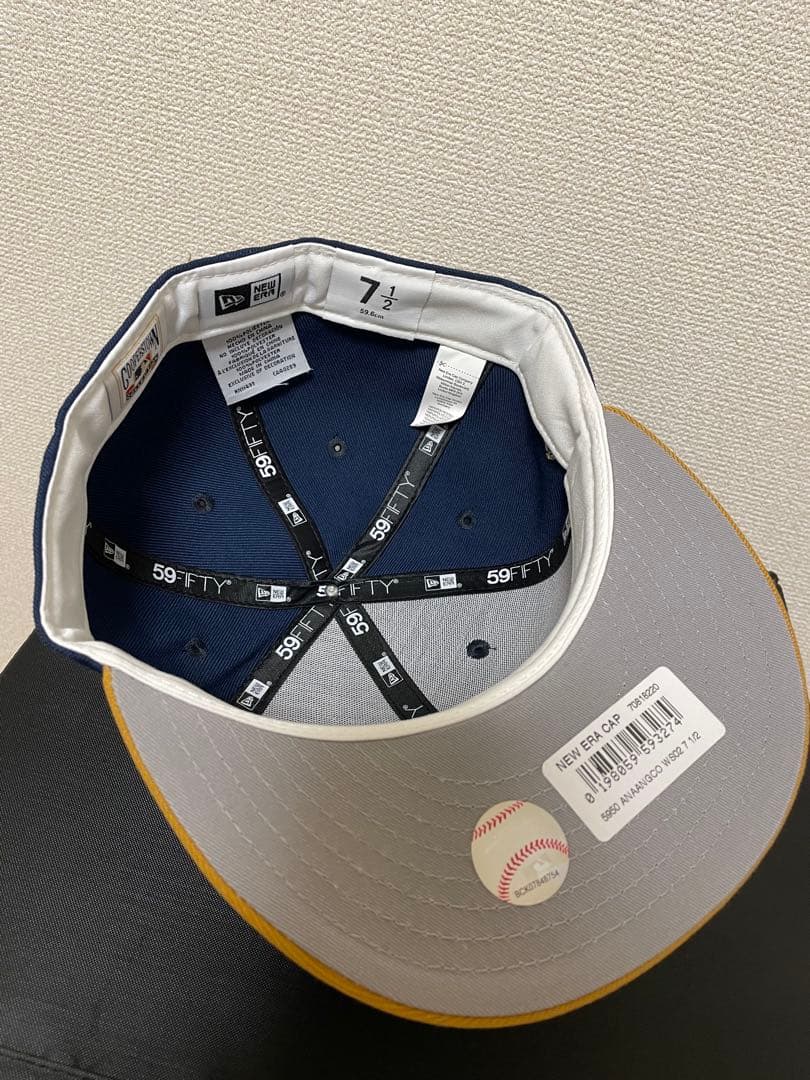 ニューエラ エンゼルス ワールドシリーズ 59FIFTY 7 1/2