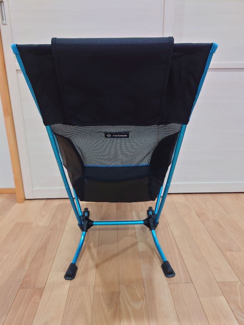 Helinox ビーチチェア アウトドアチェア ブラック/ブルー