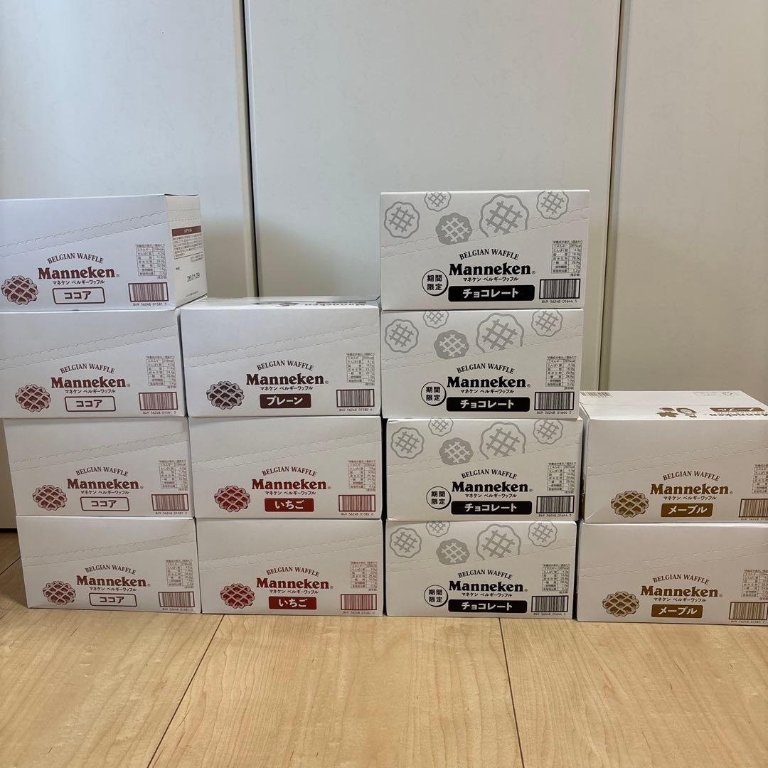 16日まで！マネケンベルギーワッフル１3箱セットまとめ売り