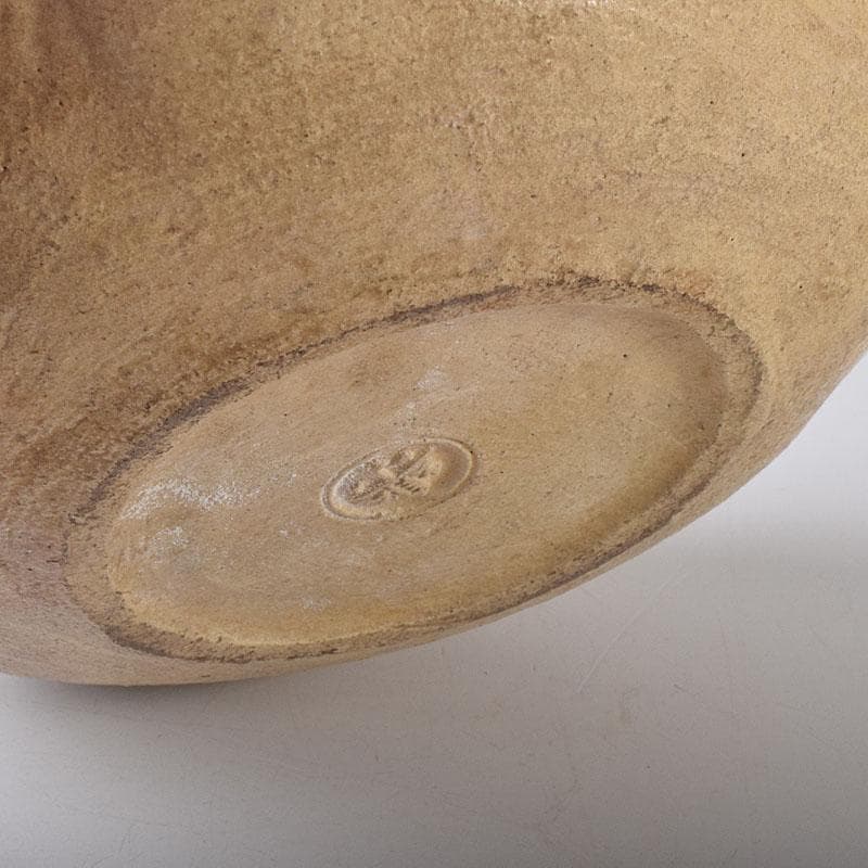 茶道具　楽焼　輪花鉢　菓子器　時代箱付　M　R7991