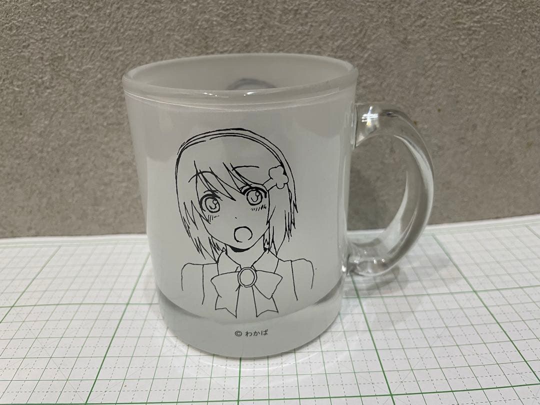 窓辺ななみ　グラスマグカップ　ノベルティ