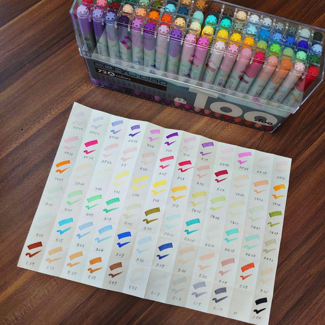■COPIC ciao ■72色 Aset■ 新品同様