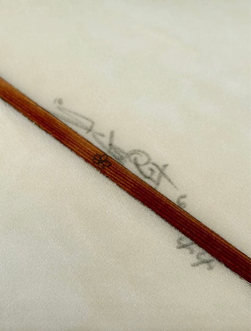 クリーム フラワー 9'6ft アブスト ロングボード シングル デッキカバー付