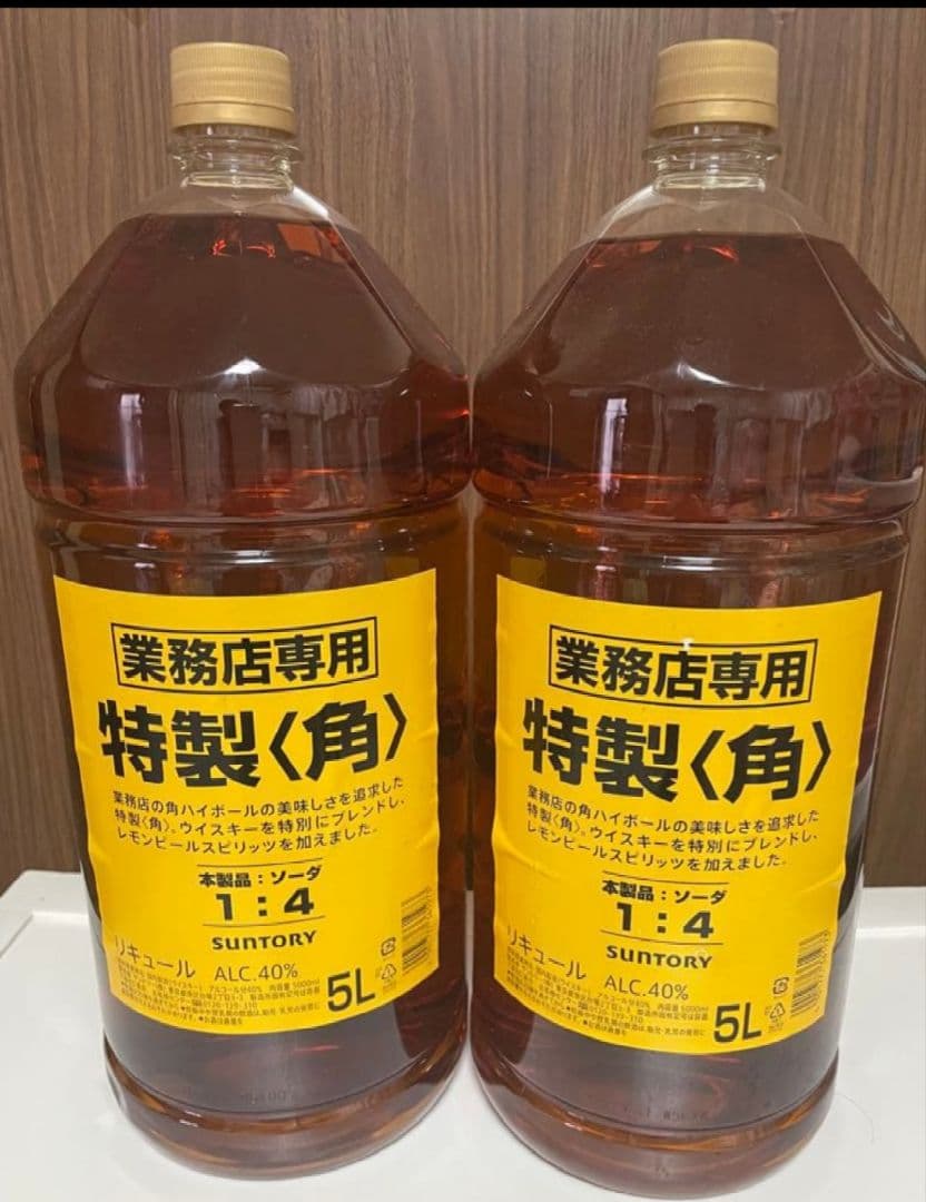 ⭐️早い者勝ち⭐️特製〈角〉ウイスキー 5L 40%