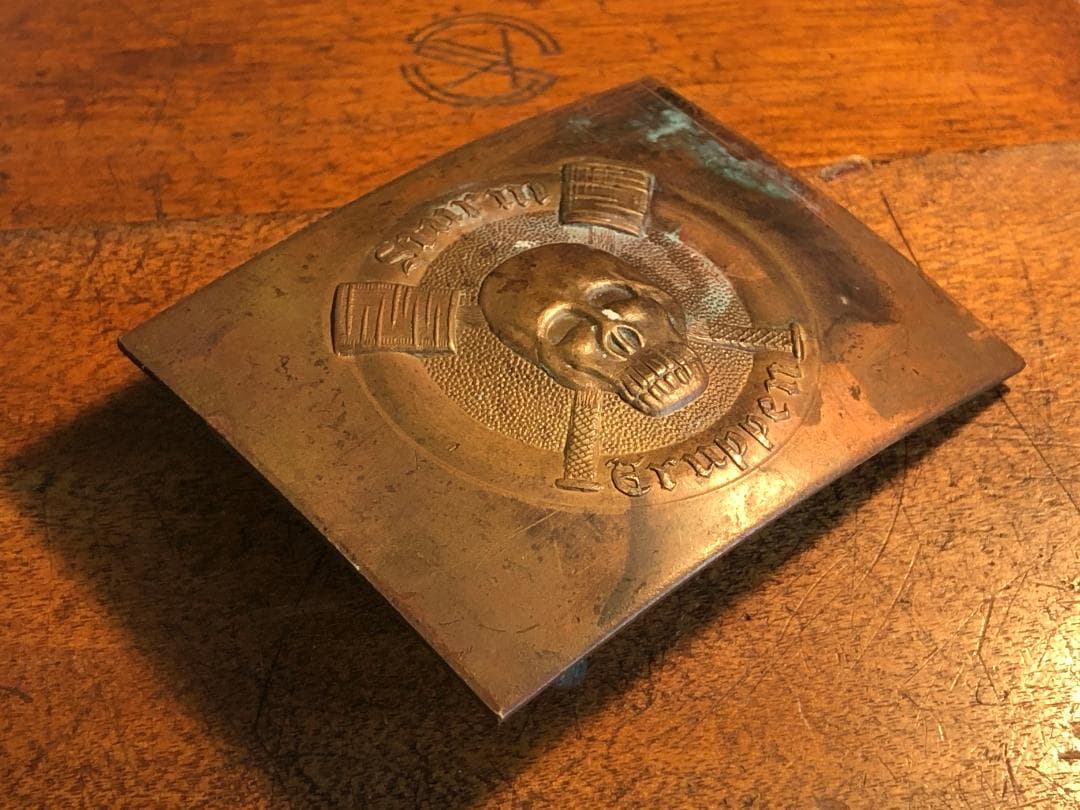 【 Sturm Gruppen バックル 】1940～45年 実物