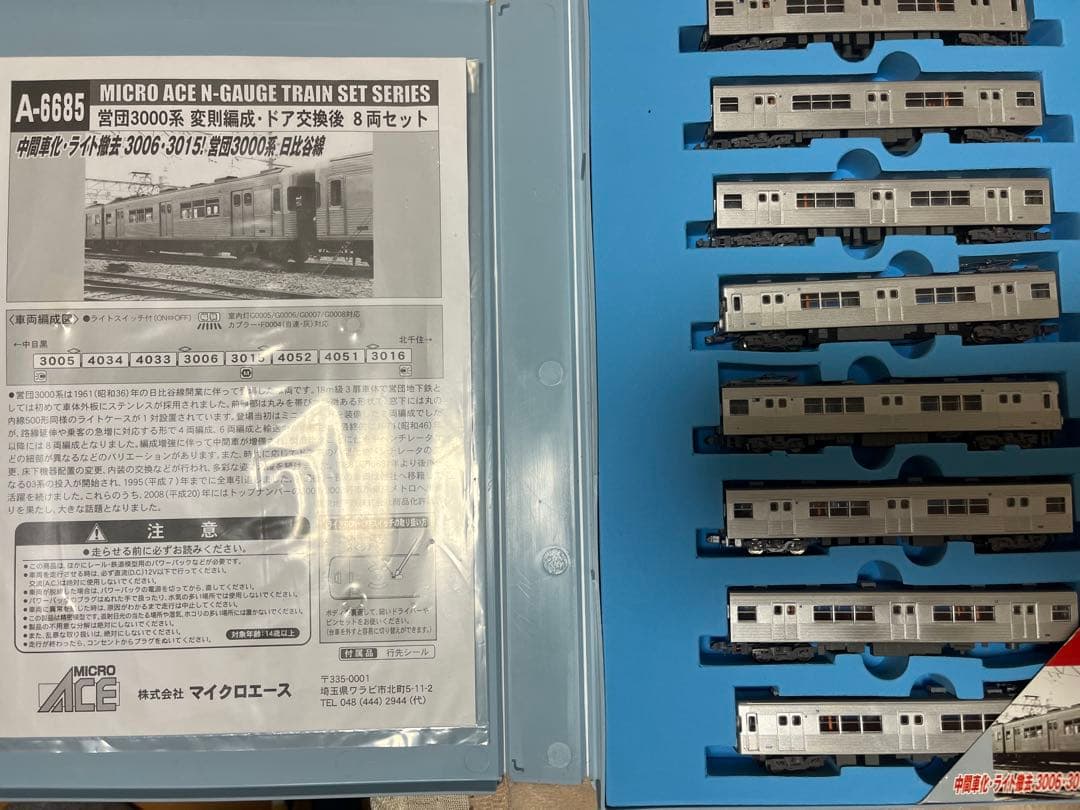 Nゲージ営団3000ジャンク