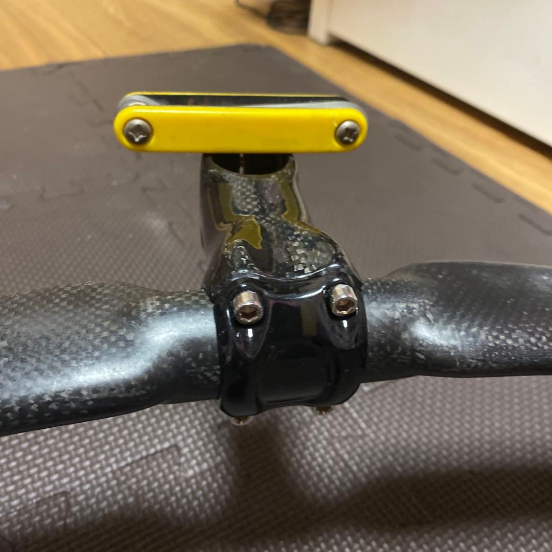 ロードバイク　カーボンハンドル　ステム　2点