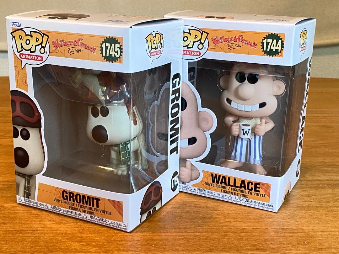ウォレス＆グルミット フィギュア 2体セット FUNKO POP クレイアニメ