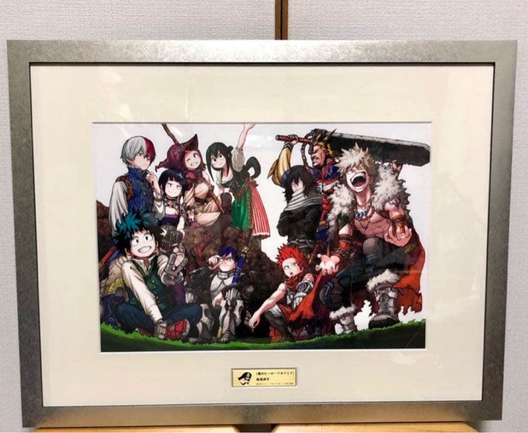 僕のヒーローアカデミア　複製原画　ヒロアカ　爆豪　緑谷　焦凍