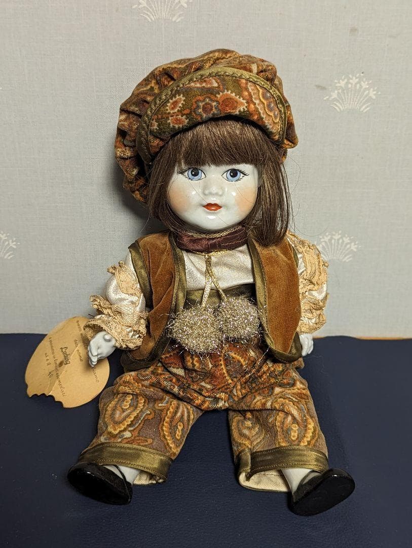 ビスクドール　アンティーク　クレド　シリアルナンバー付き　イタリア