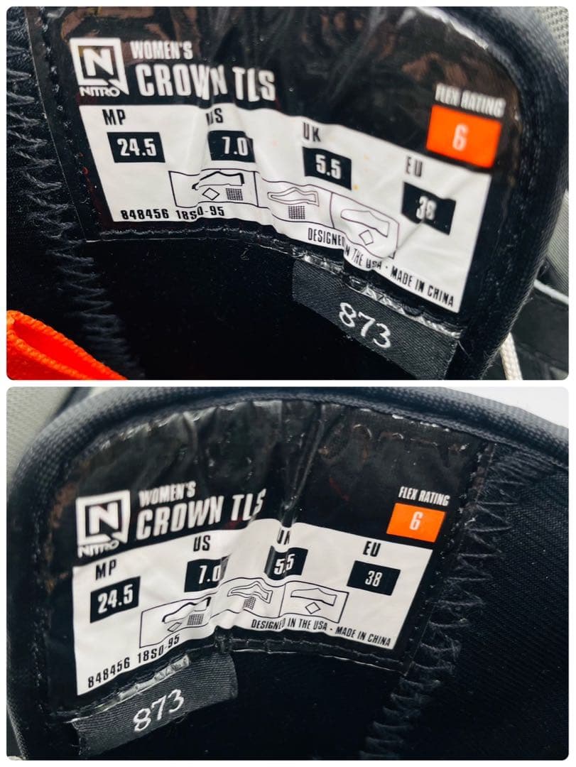 【良品】 NITRO ナイトロ CLOUD6 スノーボード ブーツ24.5cm